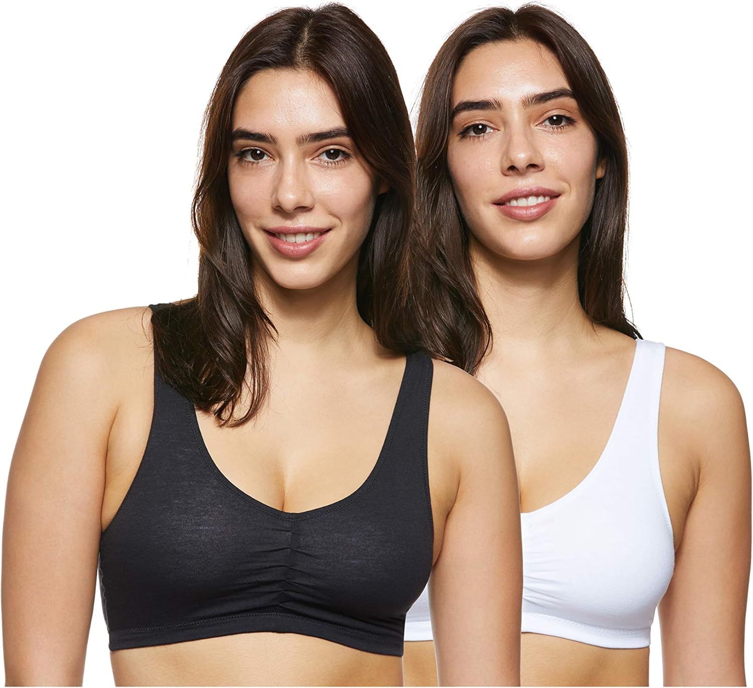 Hanes Women's Comfort-Blend Flex Fit Pullover Bra (2-Pack) at  Women’s Clothing store: Sports Bras