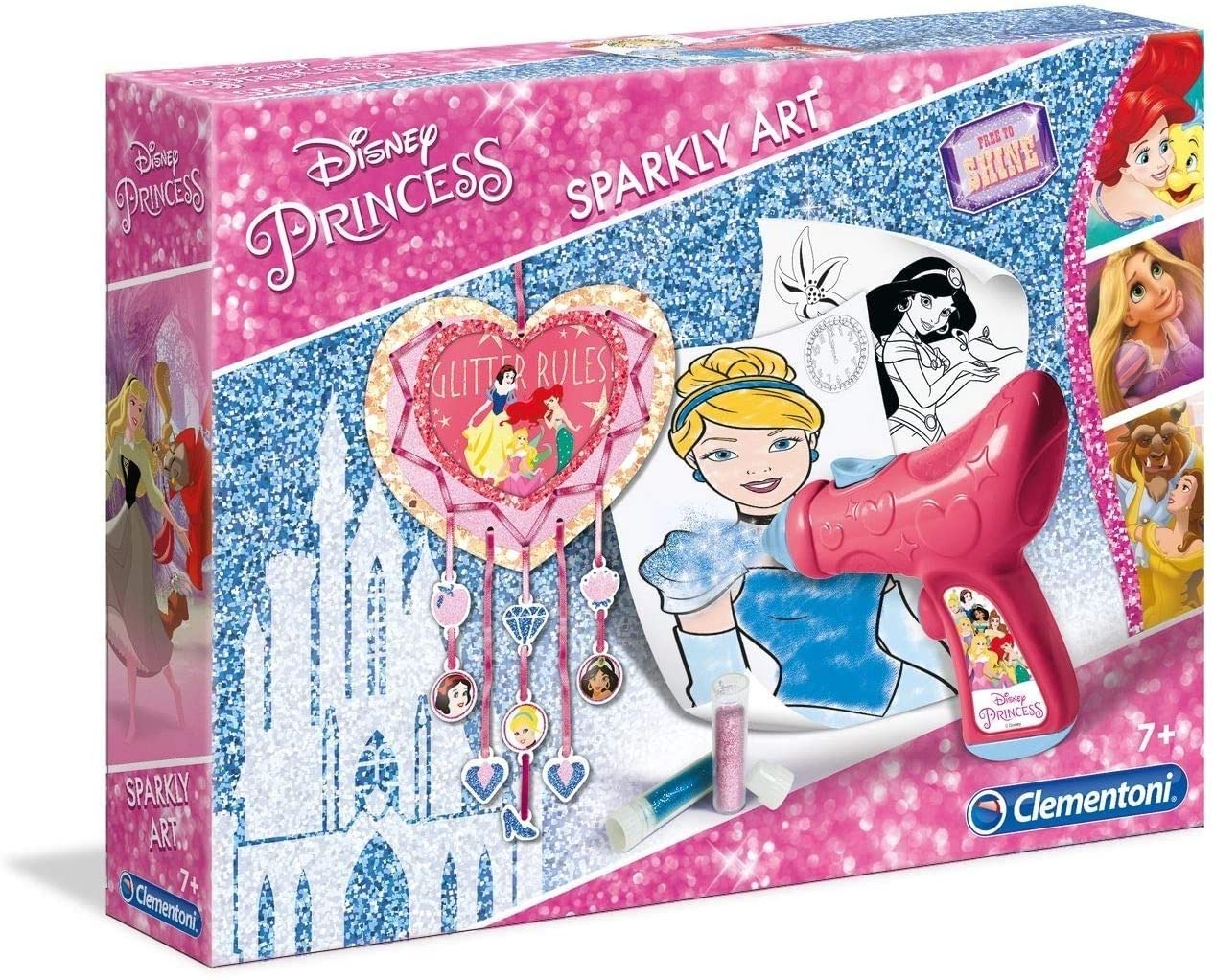 Clementoni - 18510 - Disney Princess- Glitter Dust