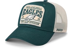 FOCO Men's NFL Team Logo Truckstop Patch Mesh Trucker Rf Hat Caps