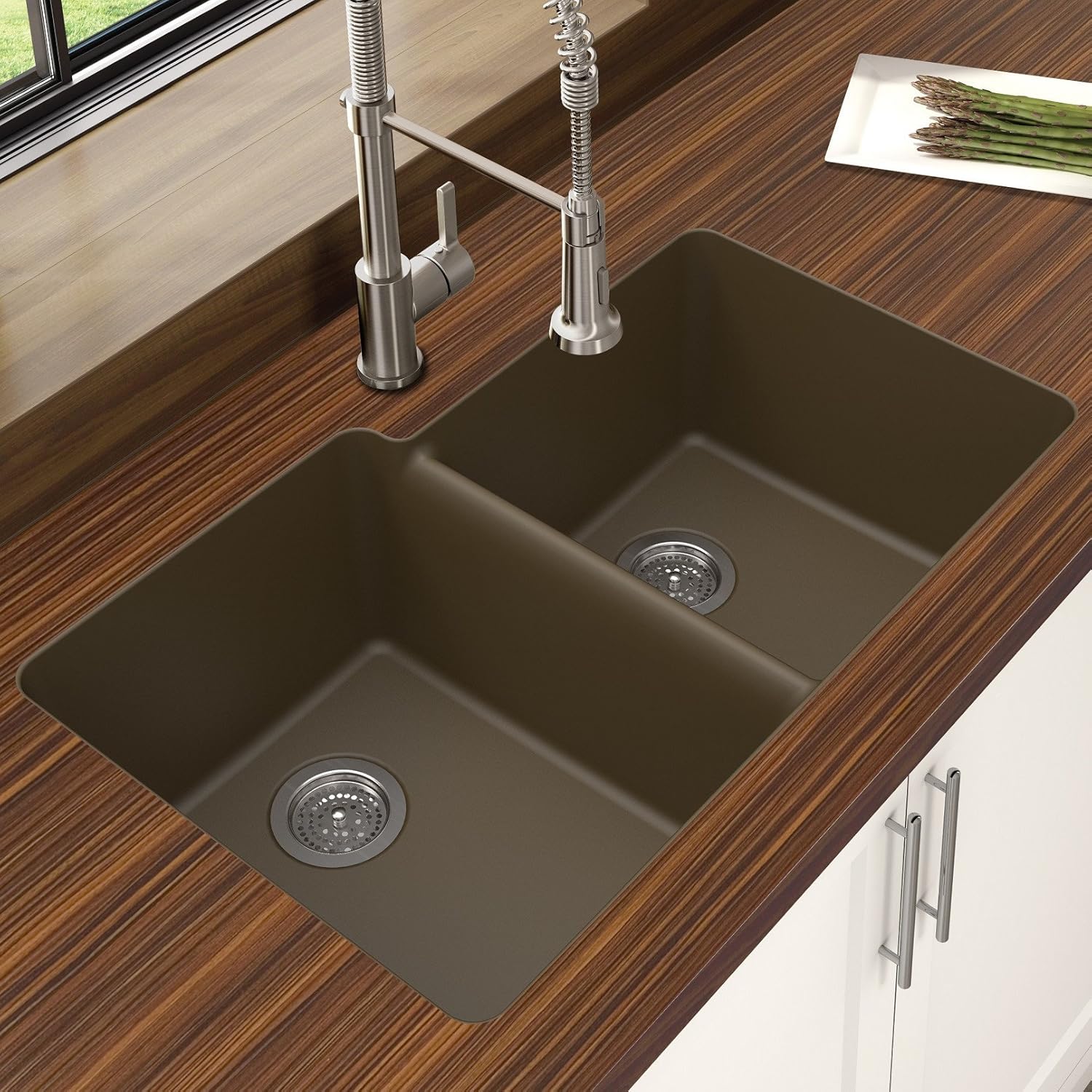 Best Top Mount Off Set Granite Kitchen Sink