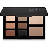 Glo Skin Beauty Shadow Palette | Eight Vibrant Mattes and Metallic Eye Shadows, (Elemental Eye)