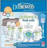 Dr Brown's Options Plus Anti-Colic Feeding Set 9oz 5oz Bottles UK view 3