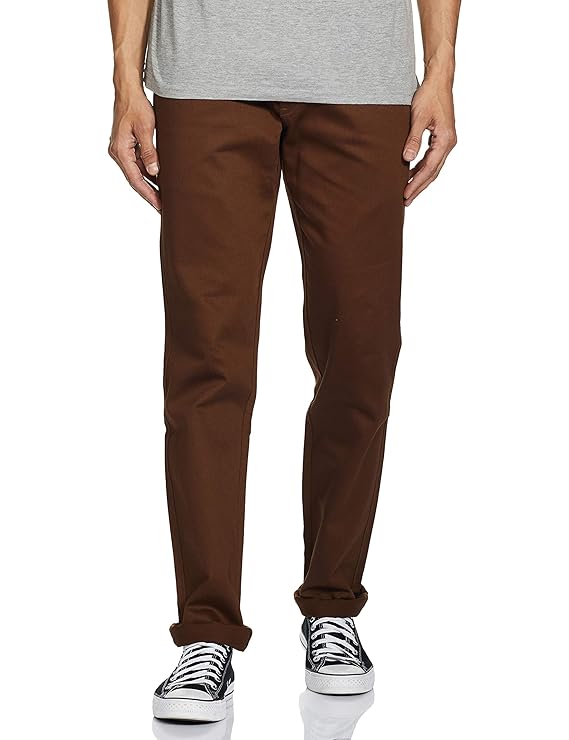 Buy Diverse Men's Slim Fit Casual Trousers at Amazon.in