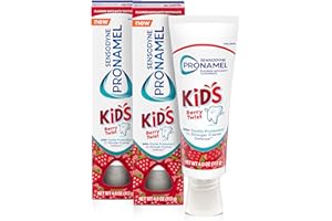 Sensodyne Pronamel Kids Toothpaste, Fluoride Anticavity Toothpaste, Cavity and Enamel Protection, for Ages 2+, Berry Twist Flavored, 4 oz (2 Pack)