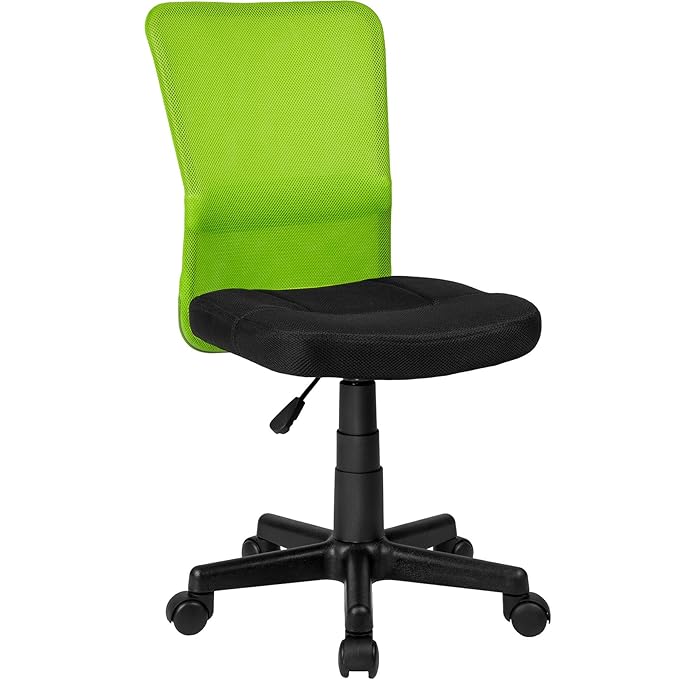 TecTake Bürostuhl Drehstuhl Schreibtischstuhl - Diverse Farben - (Schwarz-Grün | Nr. 401796)