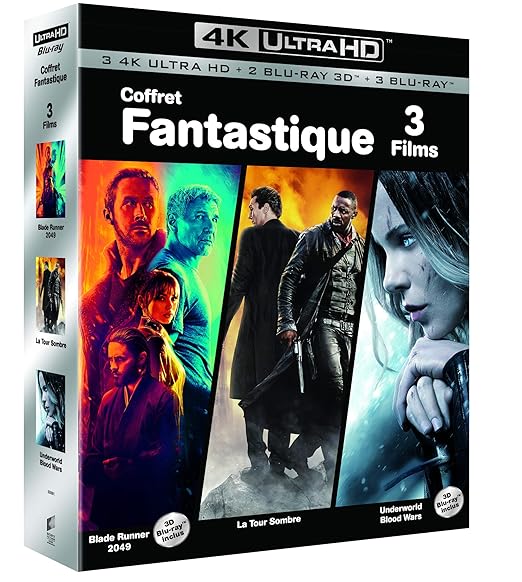 COFFRET FANTASTIQUE 4K UHD - Blade Runner 2049 / La tour sombre / Underworld : Blood Wars - Exclusif Amazon [Blu-ray]