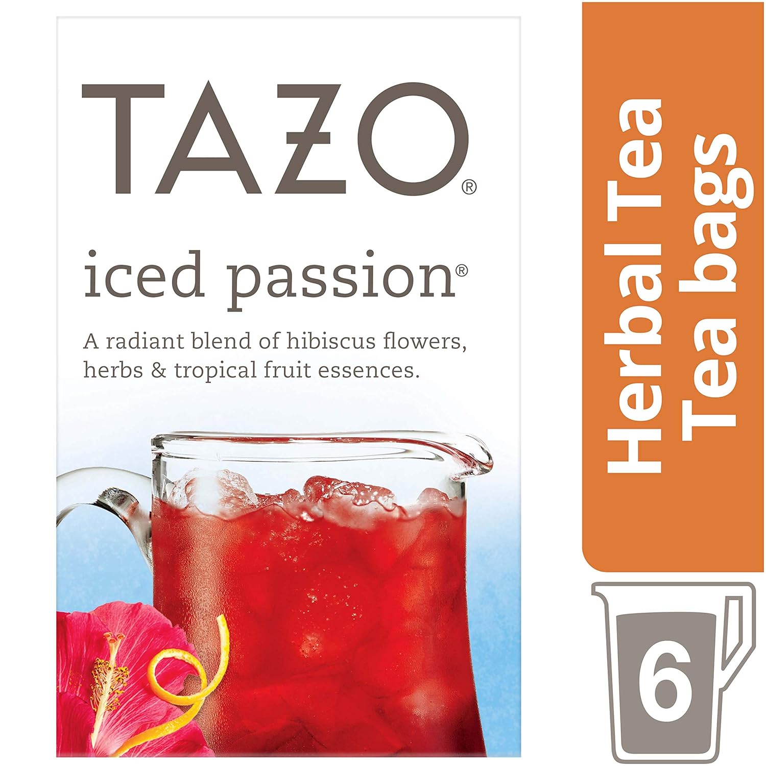 Tazo Passion Iced Tea - 6 ct