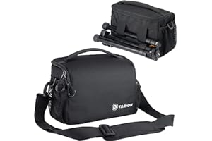 TARION Camera Bag DSLR Messenger Bag Small Camera Bag DSLR Shoulder Gadget Bag Crossbody Sling Bag for SLR Mireless Cameras