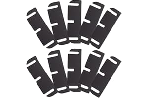 QUFA Door Hinge Shims for Interior Door Alignment, Easy Gap Filler to Fix Air Leaks, Sticking or Misaligned Doors, Trimmable 3.5 Inch Hinge Spacers 0.060 Inch Thick (10 Pack)