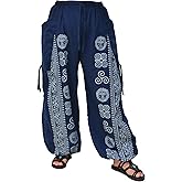Siamrose Yoga Harem Pants Men Women Baggy Casual Lounge Trousers Adjustable Length 2 Pockets