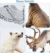 toymany 12PCS Polar Animals Figurines Arctic Toy Set 4-19cm Kids view 2