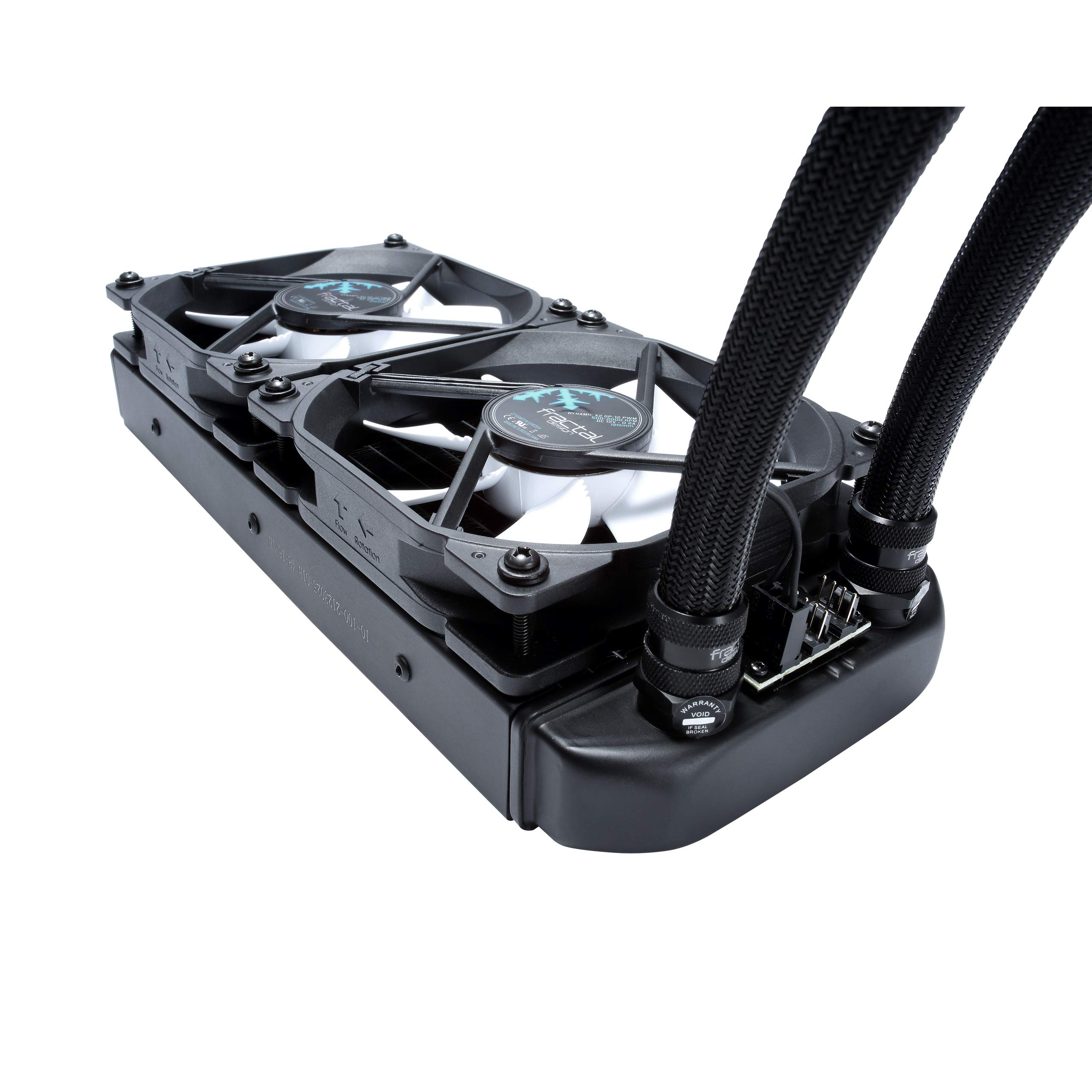 Fractal Design Celsius S24-240 mm Radiator - Silent Liquid CPU Cooler - PWM - Intelligent Controls - 2X Fractal Design Dynamic X2 PWM GP-12 120Mm Silent Fans Included - 1/4