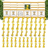 YULYNJQ 10 Set Positive Giraffe Gifts Bulk Employee Appreciation Gifts Box Breathing Gift Bulk for Coworker Team Desk Pets Thank You Teacher Giraffe Ornaments with Cheer up Card Box