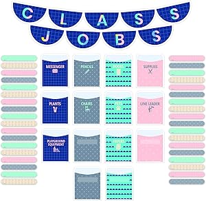 Creative Teaching Press Calm & Cool Class Jobs Mini Bulletin Board, CTP 8602, Multi