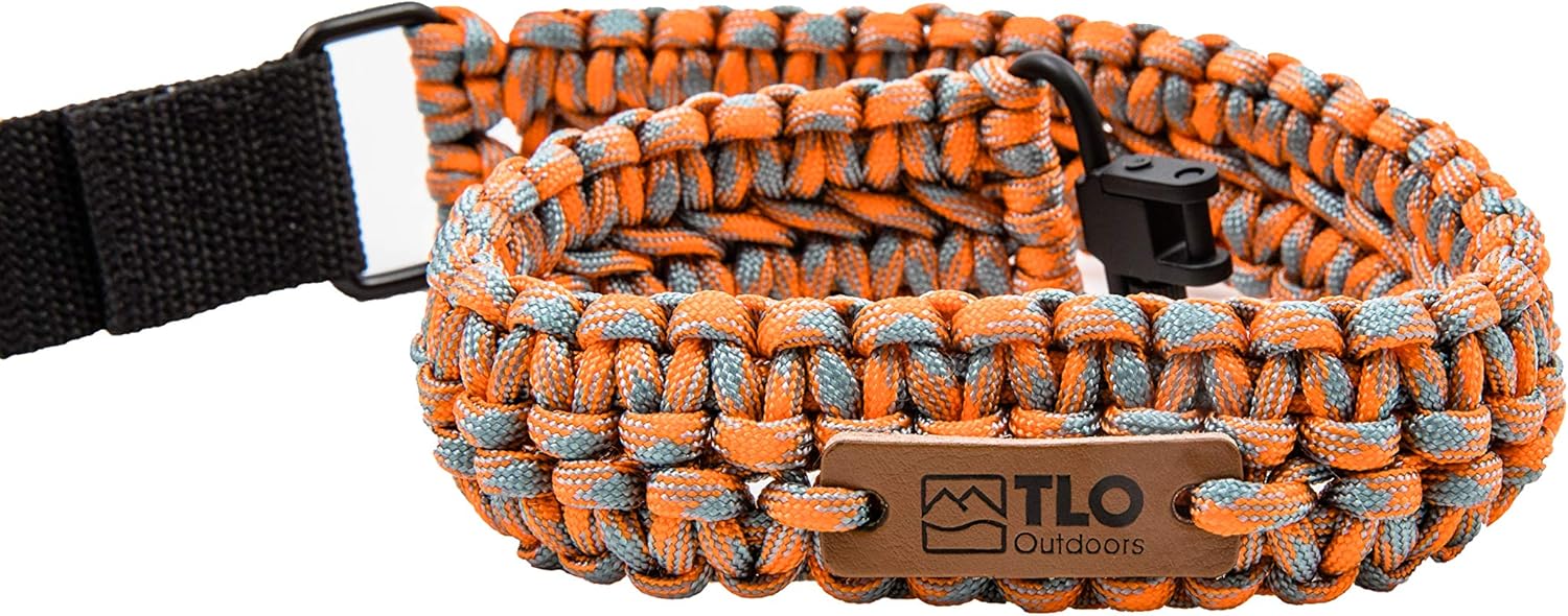 TLO Outdoors Paracord Gun Sling Adjustable 2Point Paracord Sling for
