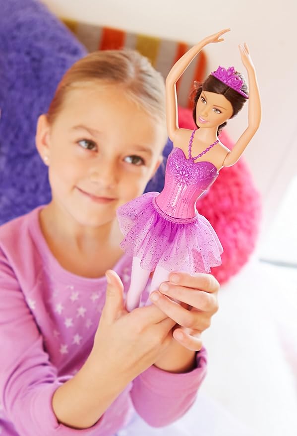 barbie fairytale ballerina doll purple