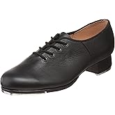 Bloch womens Bloch Women's Jazz Tap Full-sole Leather Tap dance shoes, Black, 9 US
