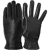 Pratt and Hart Broadway Women’s Leather Gloves with Thinsulate Lining (Sheepskin) Great for Winter Outings, Driving or Skiing