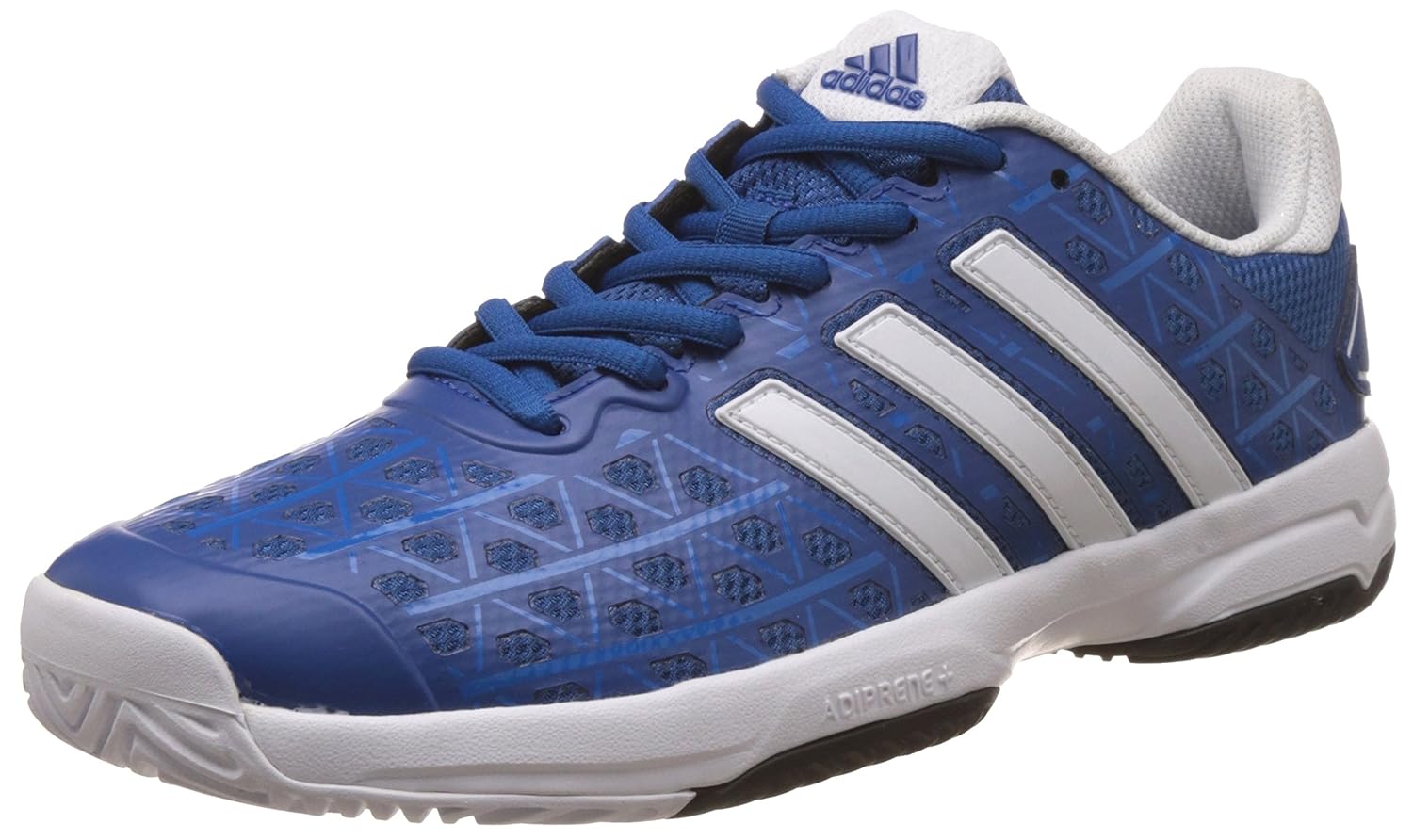 Buy Adidas Boy's Barricade Club Xj Blue and White Mesh Sneakers - 5 UK at Amazon.in