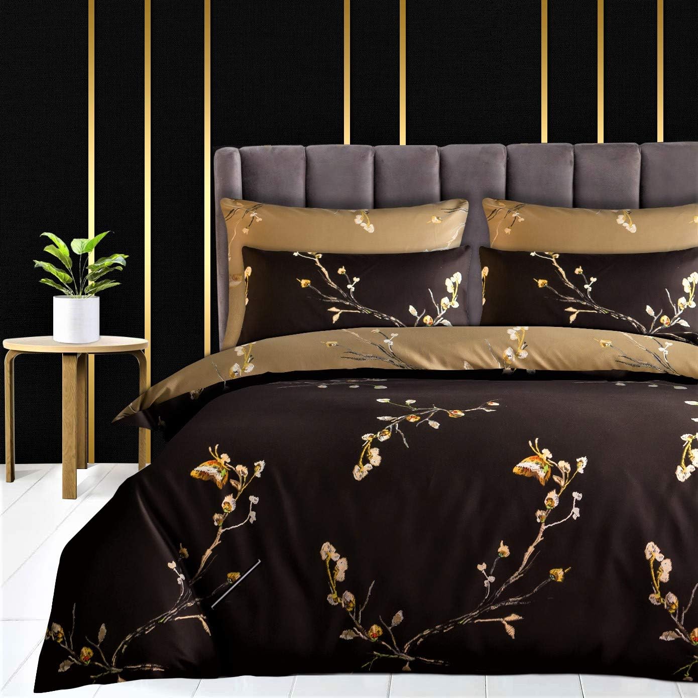 Lazzaro King Size Duvet Cover Sets Premium Microfiber Kingsize Duvet Cover Sets Ultrasoft Hypoallergenic Reversible Quilt Cover Bedding Set including Zipper Closure - Image 3
