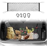 Canvcle Trunk Cargo Net for 2021-2025 2026 Kia Sorento Accessories Envelope Style Mesh Trunk Net Organizer and Storage Stretchable Adjustable Elastic Nylon Rear Cargo Netting with Hooks