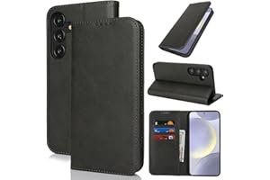 Jaorty Fit for Samsung Galaxy S25 Wallet Case with Card Holder for Women Men,Galaxy S25 Stand Strong Magnetic PU Leather Flip