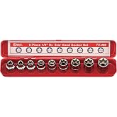 Genius Tools 9PC 1/2" Dr. Star Hand Socket Set - TX-409