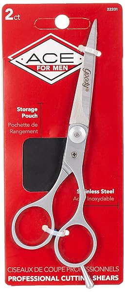 GOODY OUCHLESS START STYLE FINISH PROFESSIONAL HAIR CUTTING SHEARS WITH POUCH, BOTANICAL GARDEN BRIGHTS, 0.20 POUND