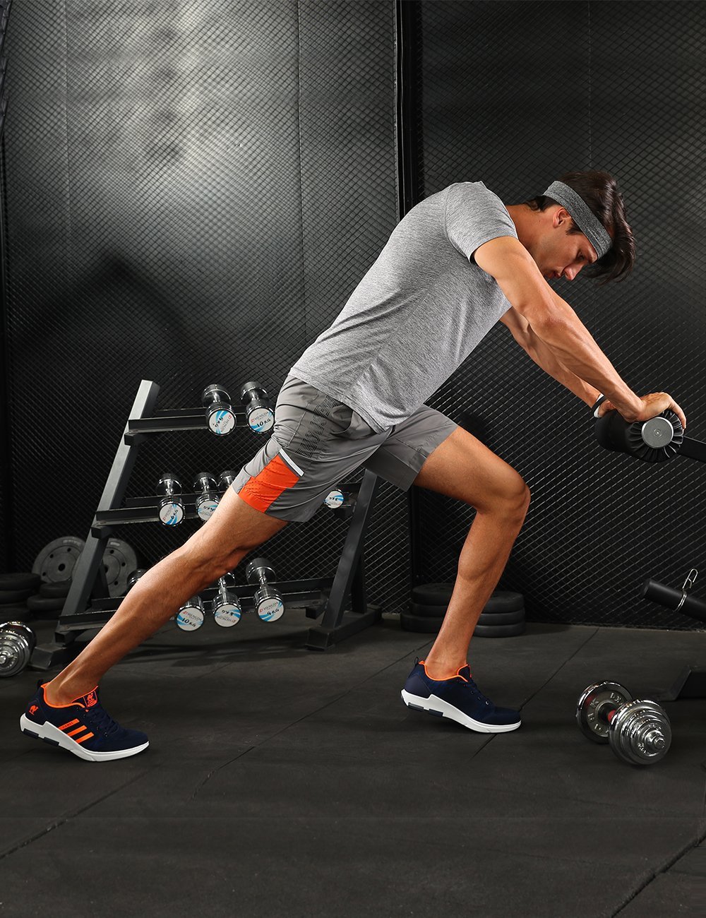 Camel Men\'s Athletic Gym Shorts with Pockets Support for Running Training Workout Swim Trunks for Watersports(Black,XXL)