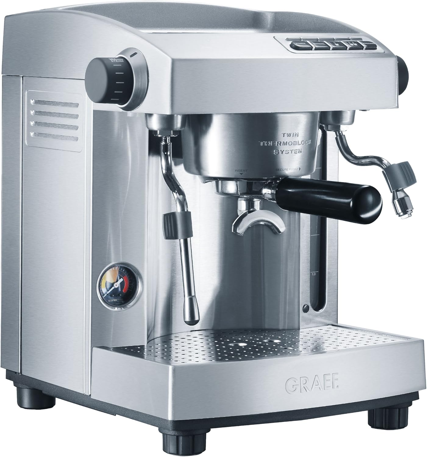 Graef ES90 Matt Finish Double Thermoblock Espresso Machine Amazon.co