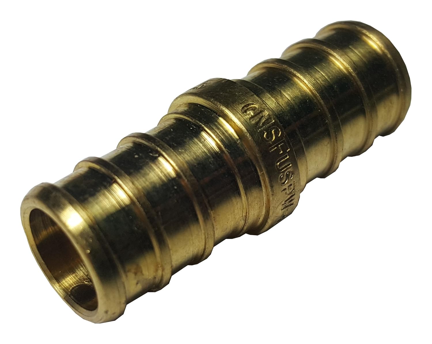 100 Brass Crimp Fittings LEADFREE 3/4" PEX Couplings Hydraulics