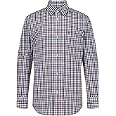 Izod Boys Long Sleeve Plaid Button-Down Dress Shirt