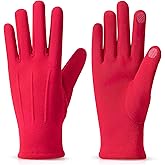 Beehow Women gloves cold weather touch screen glove warm fleece lining for driving cycling skiing