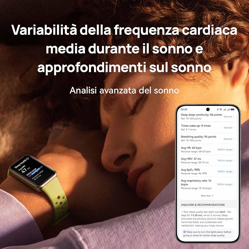 Band 10 Smartwatch, Monitoraggio del Fitness Tramite AI, Rosa