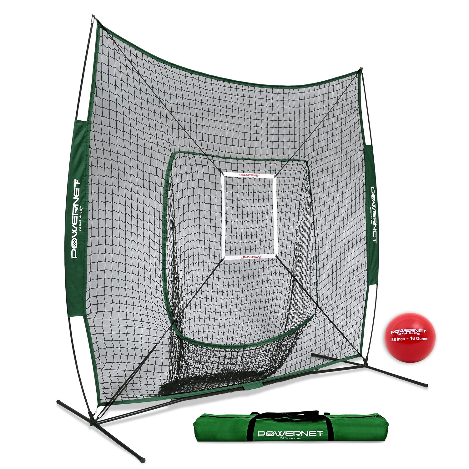 Practice Equipment Batting Soft Toss Pitching Portable Backstop Strike