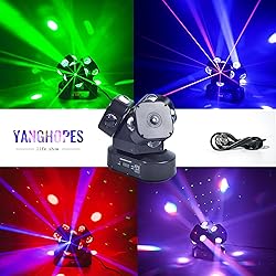 3Head Moving Head DJ Light 12LEDs Rotating Beam