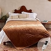 GOTCOZY Heated Blanket Twin Size - Electric Blanket with 6 Heating Levels & 10 Hour Auto Off, ETL Certified (62X84 Inch Biscuit)