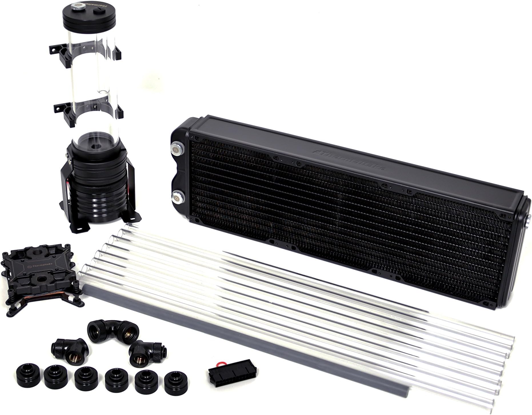 Thermaltake Pacific Riptide 420 Extreme D5 Res/Pump PETG Hard Tube Water Cooling Starter Kit CL-W125-CA12RE-A