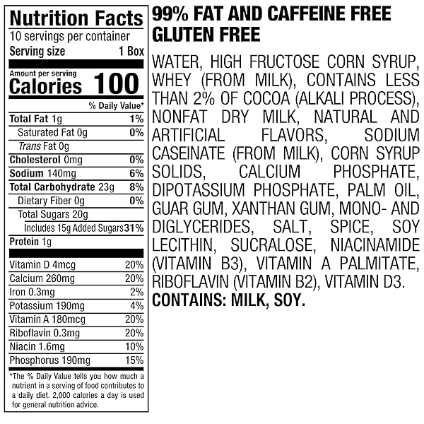 YOO-HOO COOKIES AND CREAM DRINK, 6.5 FL OZ BOXES, 40 PACK (4 PACKS OF 10)