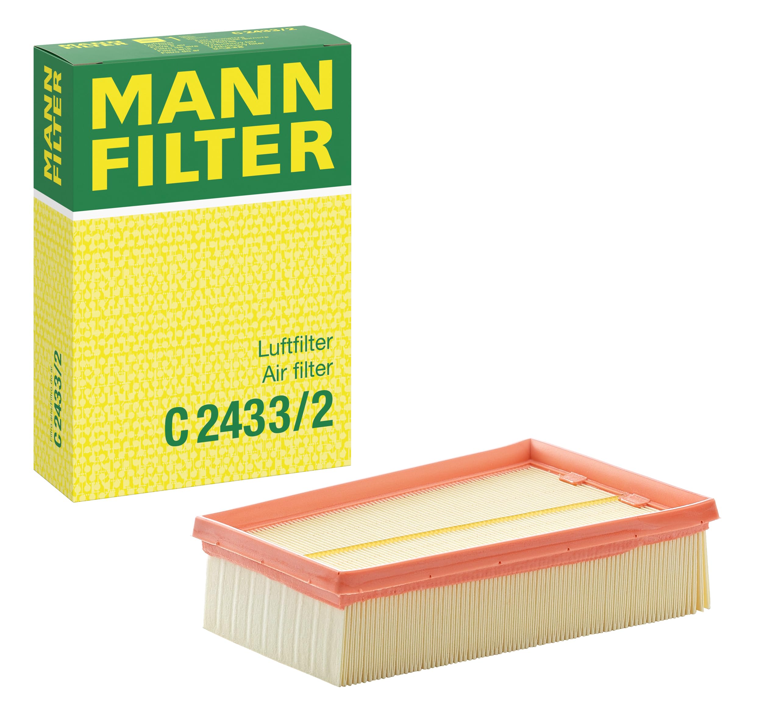 MANN-FILTER C 2433/2 Air Filter - for Cars + Transporters