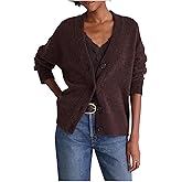 Madewell Womens Charm V-Neck Lauren Longer Cardigan