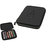 Forged Dice Co. Dice Storage Case with Removable Slotted Tray - Storage Box Holds 42 Metal or Plastic Polyhedral Dice - Dice 