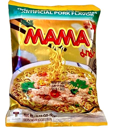 Amazon.com: Mama Oriental Style Instant Noodles, Shrimp Flavor, 5