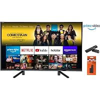 Sony Bravia 80cm (32 Inches) HD Ready LED TV with Fire TV Stick, KLV-32R422F (Black) | Smart Combo