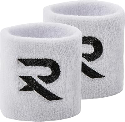 Raquex Cotton Wristbands 8cm 13cm Widths Soft Terry Cotton 7 Colours