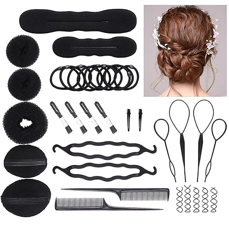 Delove Hair Styling Accessories Diy Tools Set Hair Twist Styling
