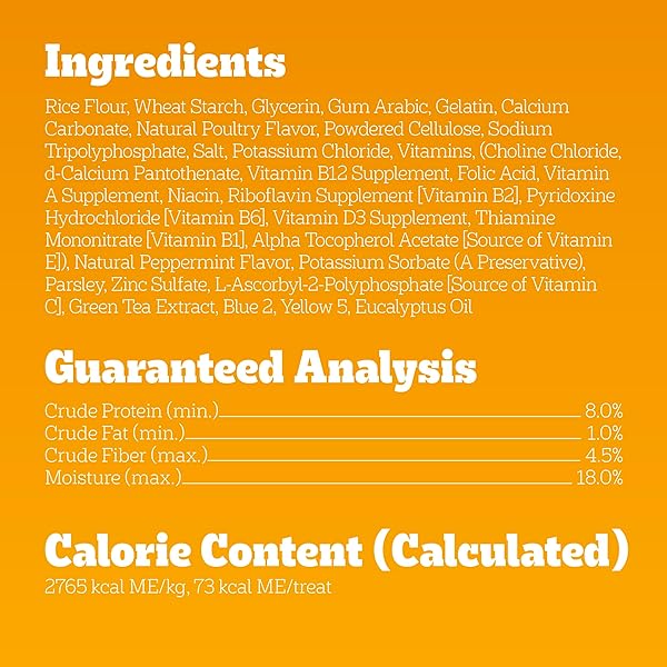 PEDIGREE DENTASTIX LARGE BREED DOG TREATS, FRESH FLAVOR, 1.46 LB. BAG (28 TREATS)