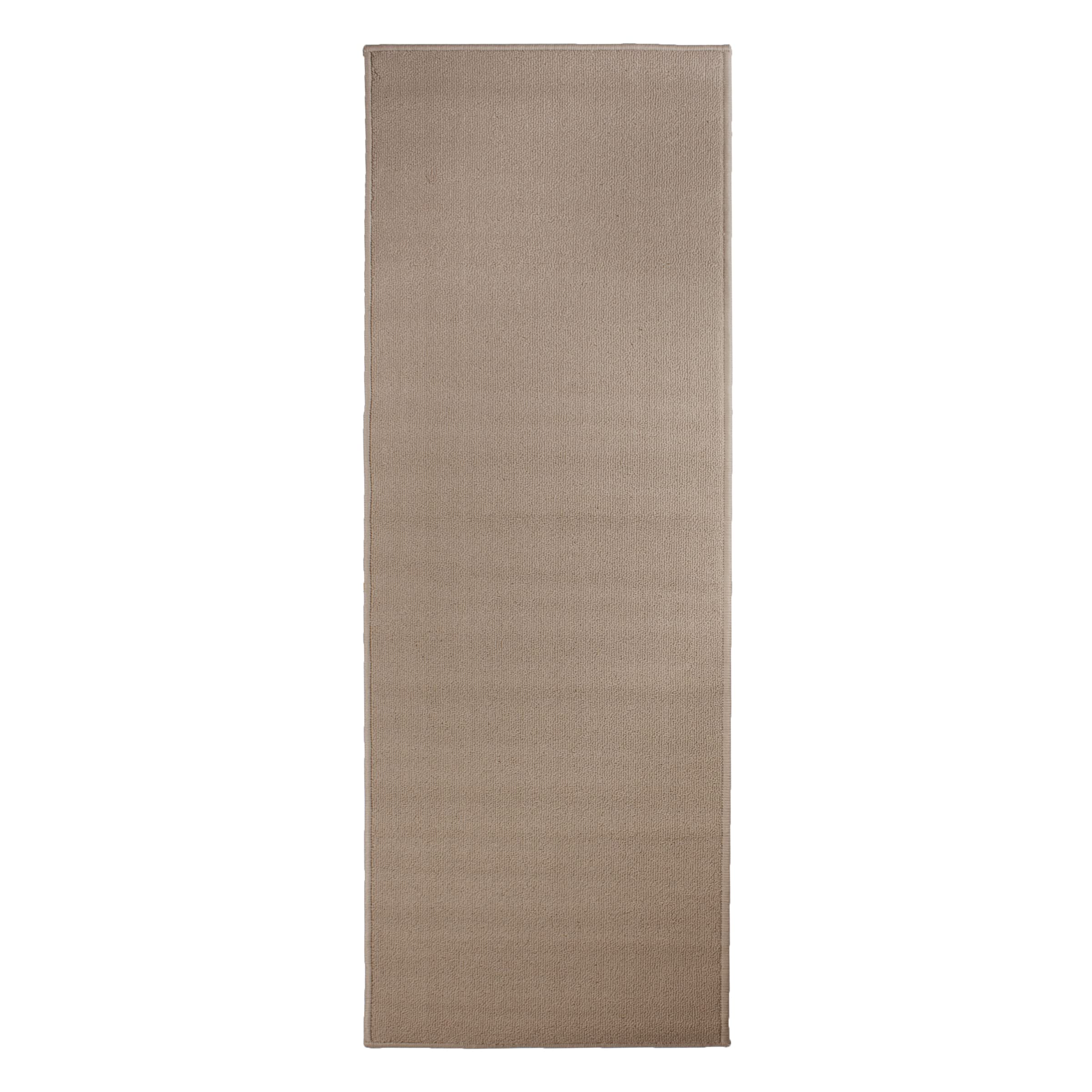 Ritz Accent Door Rug Runner with Non-Slip Latex Backing, 20-Inch by 60-Inch Kitchen & Bathroom Runner Rug, Beige — image 1