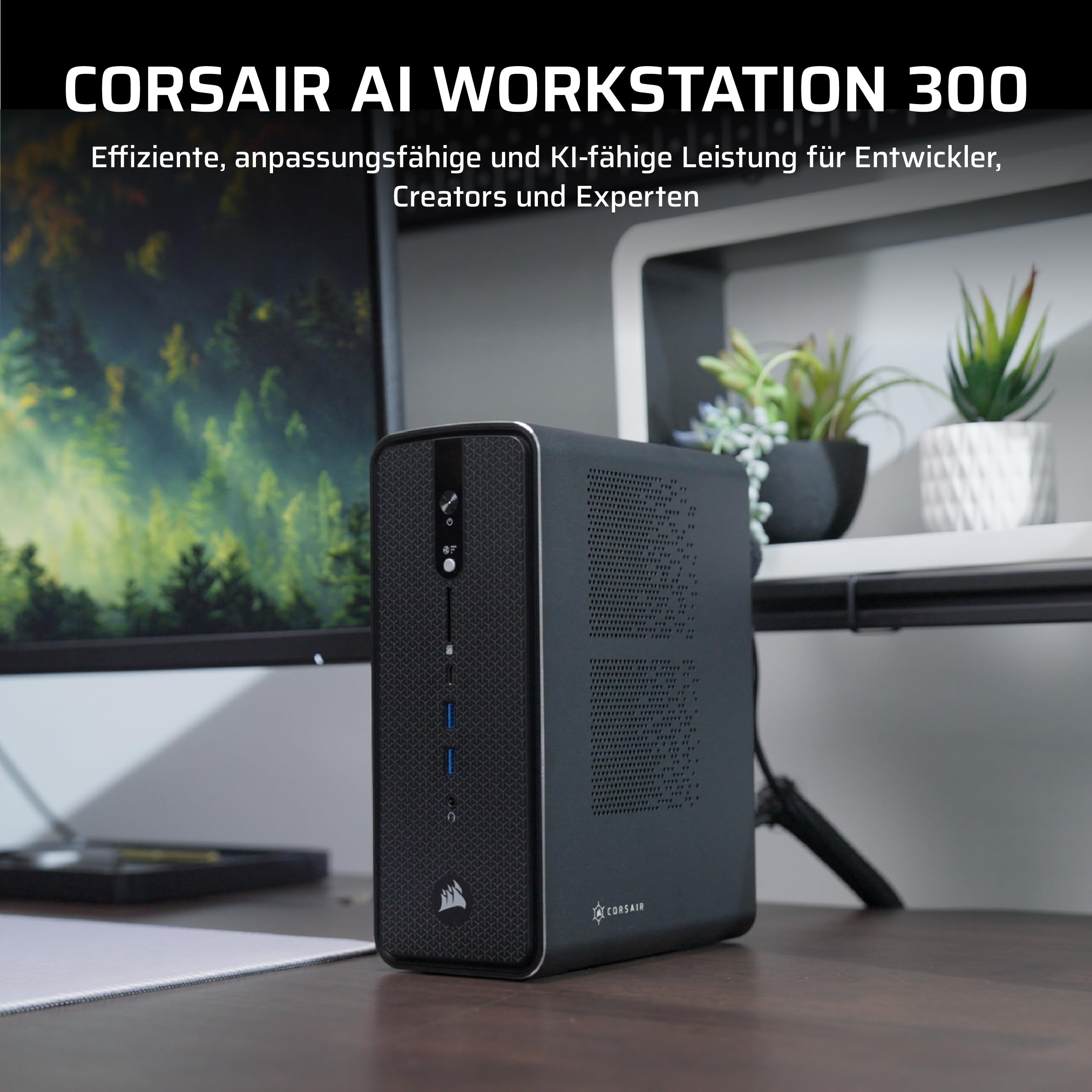 Corsair AI Workstation 300 Desktop-PC – Schwarz 2