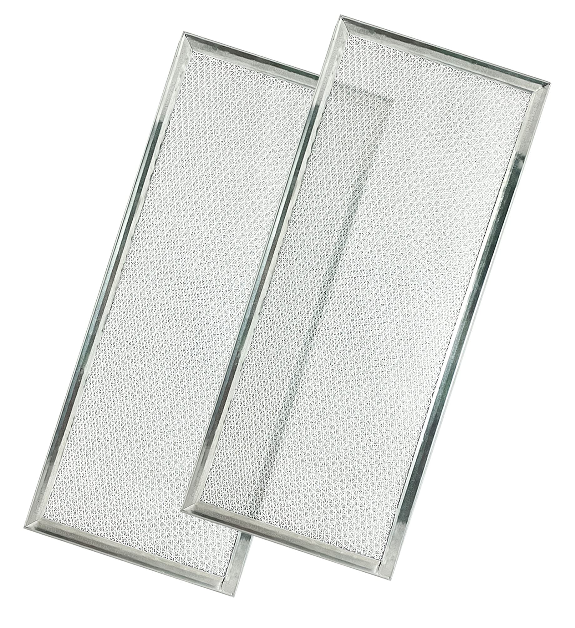 Photo 1 of Replacement for Whirlpool W10208631A Microwave Grease Filter 2-Pack Aluminum Mesh Microwave Grease Filter 13" x 6" Compatible with Maytag & Whirlpool W10208631RP W10208631 by Amazinpure